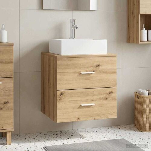 Lavabo - Umivaonik s policom Hrast artisan 49,5 x 41 x 62,5 cm - Hrast artisan Cijena