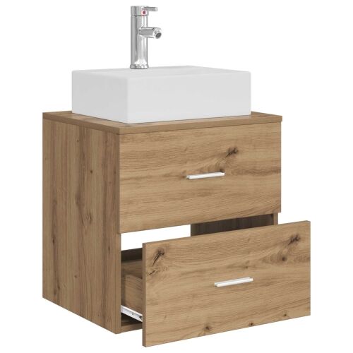 Lavabo - Umivaonik s policom Hrast artisan 49,5 x 41 x 62,5 cm - Hrast artisan Cijena