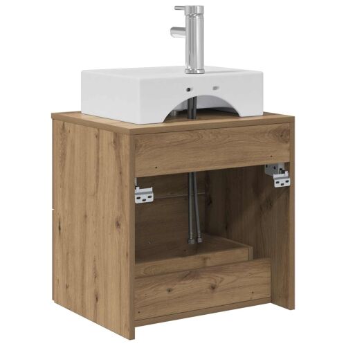 Lavabo - Umivaonik s policom Hrast artisan 49,5 x 41 x 62,5 cm - Hrast artisan Cijena