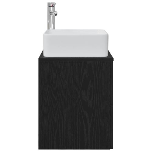 Lavabo - Umivaonik s policom Crni hrast 53 x 34,5 x 63 cm - Crni hrast Cijena
