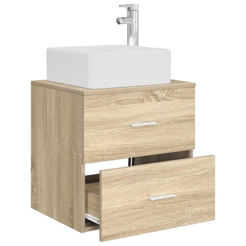 Lavabo - Umivaonik s policom Hrast sonoma 53 x 34,5 x 63 cm - Hrast sonoma Cijena