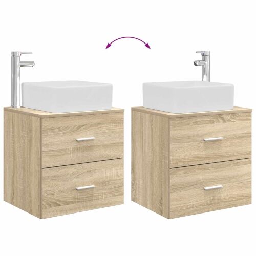 Lavabo - Umivaonik s policom Hrast sonoma 53 x 34,5 x 63 cm - Hrast sonoma Cijena