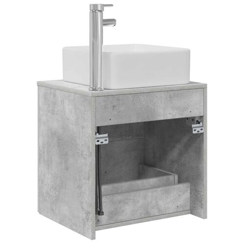 Lavabo - Umivaonik s policom Betonska siva 53 x 34,5 x 63 cm - Betonska siva Cijena