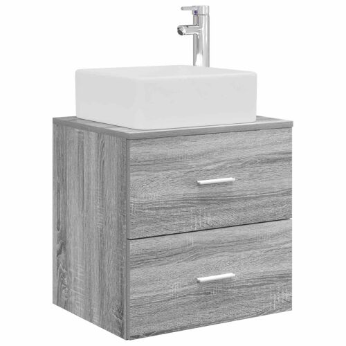 Lavabo - Umivaonik s policom Siva Sonoma 53 x 34,5 x 63 cm - Siva Sonoma Cijena