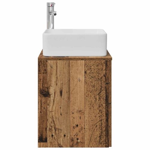 Lavabo - Umivaonik s policom Staro drvo 53 x 34,5 x 63 cm - Staro drvo Cijena