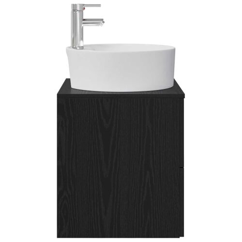 Lavabo - Umivaonik s policom Crni hrast 49,5 x 44,5 x 65 cm - Crni hrast Cijena