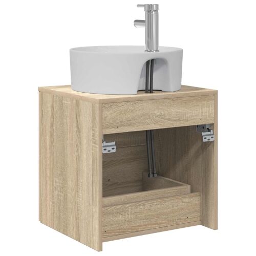Lavabo - Umivaonik s policom Hrast sonoma 49,5 x 44,5 x 65 cm - Hrast sonoma Cijena