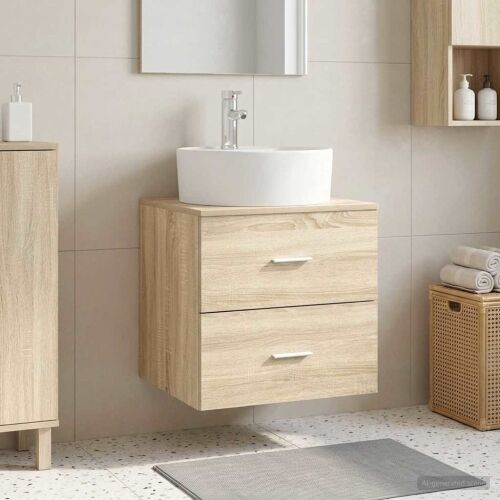 Lavabo - Umivaonik s policom Hrast sonoma 49,5 x 44,5 x 65 cm - Hrast sonoma Cijena