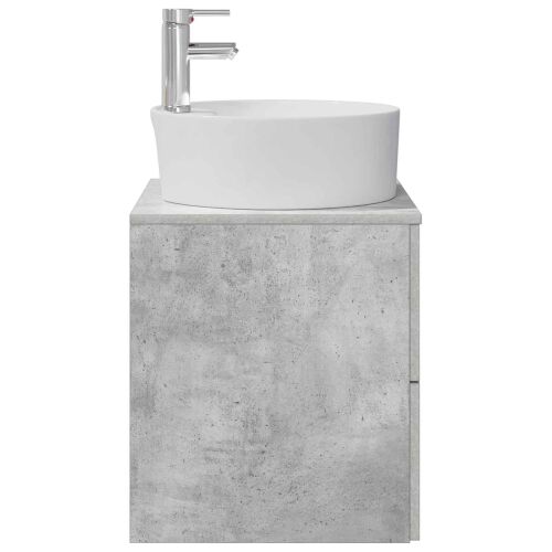 Lavabo - Umivaonik s policom Betonska siva 49,5 x 44,5 x 65 cm - Betonska siva Cijena