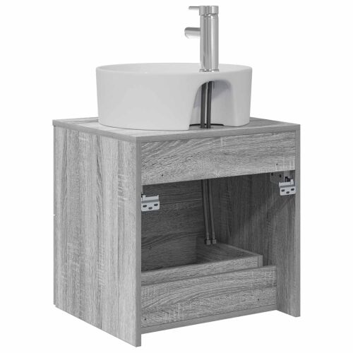 Lavabo - Umivaonik s policom Siva Sonoma 49,5 x 44,5 x 65 cm - Siva Sonoma Cijena