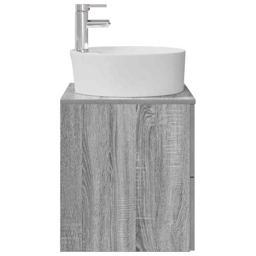 Lavabo - Umivaonik s policom Siva Sonoma 49,5 x 44,5 x 65 cm - Siva Sonoma Cijena