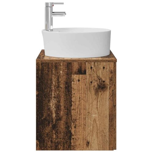 Lavabo - Umivaonik s policom Staro drvo 49,5 x 44,5 x 65 cm - Staro drvo Cijena