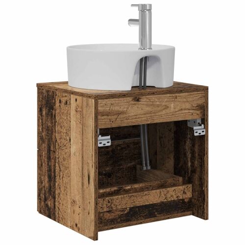 Lavabo - Umivaonik s policom Staro drvo 49,5 x 44,5 x 65 cm - Staro drvo Cijena