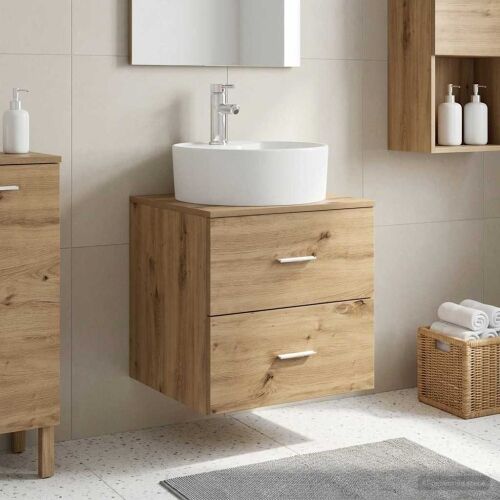 Lavabo - Umivaonik s policom Hrast artisan 49,5 x 44,5 x 65 cm - Hrast artisan Cijena