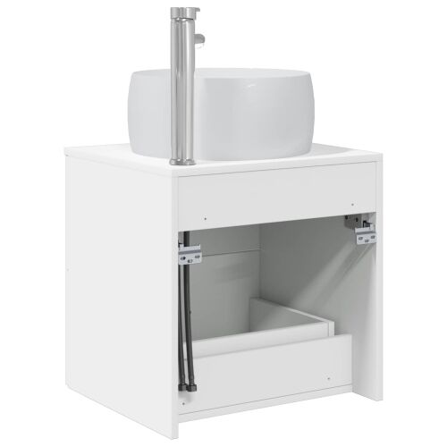 Lavabo - Umivaonik s policom Bijela 49,5 x 44,5 x 66 cm - Bijela Cijena
