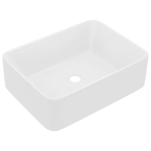 Luksuzni Lavabo - Umivaonik mat bijeli 41 x 30 x 12 cm keramički - mat bijela Mat bijela Cijena