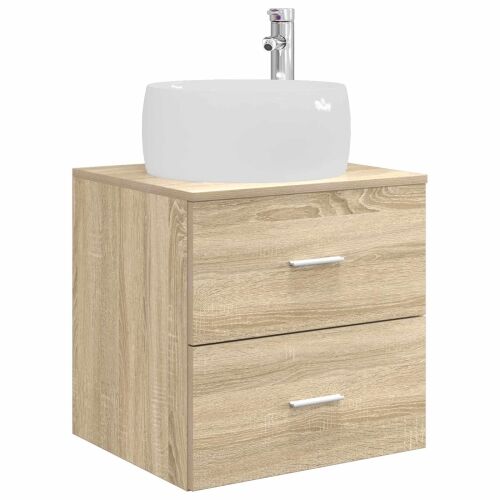 Lavabo - Umivaonik s policom Hrast sonoma 49,5 x 44,5 x 66 cm - Hrast sonoma Cijena