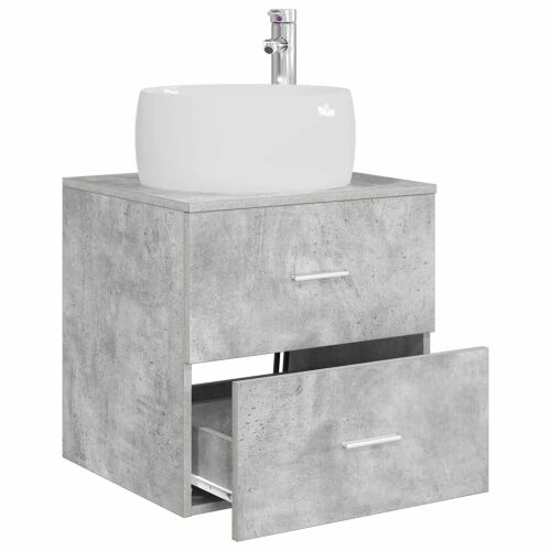 Lavabo - Umivaonik s policom Betonska siva 49,5 x 44,5 x 66 cm - Betonska siva Cijena