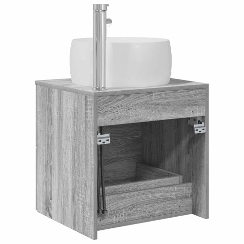 Lavabo - Umivaonik s policom Siva Sonoma 49,5 x 44,5 x 66 cm - Siva Sonoma Cijena