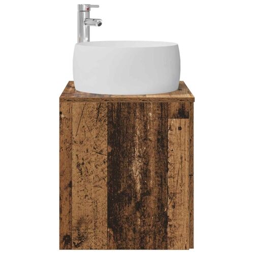 Lavabo - Umivaonik s policom Staro drvo 49,5 x 44,5 x 66 cm - Staro drvo Cijena
