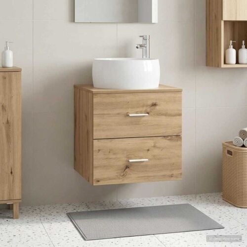 Lavabo - Umivaonik s policom Hrast artisan 49,5 x 44,5 x 66 cm - Hrast artisan Cijena