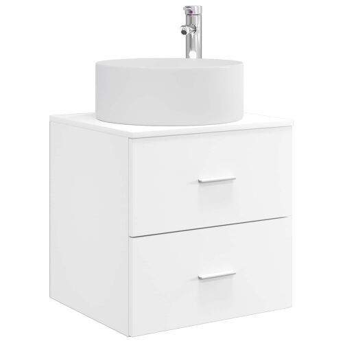 Lavabo - Umivaonik s policom Bijela 49,5 x 44,5 x 65,5 cm - Bijela Cijena