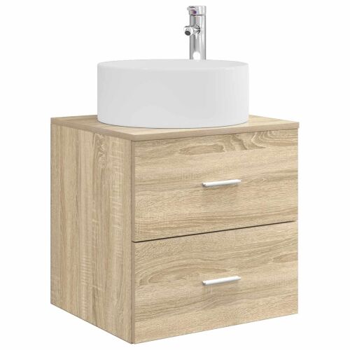 Lavabo - Umivaonik s policom Hrast sonoma 49,5 x 44,5 x 65,5 cm - Hrast sonoma Cijena