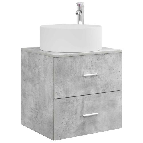 Lavabo - Umivaonik s policom Betonska siva 49,5 x 44,5 x 65,5 cm - Betonska siva Cijena