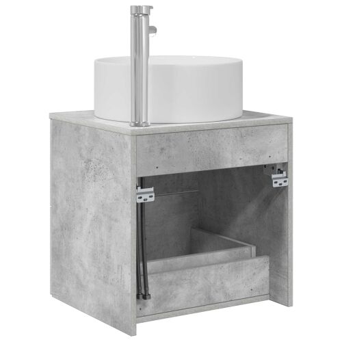Lavabo - Umivaonik s policom Betonska siva 49,5 x 44,5 x 65,5 cm - Betonska siva Cijena