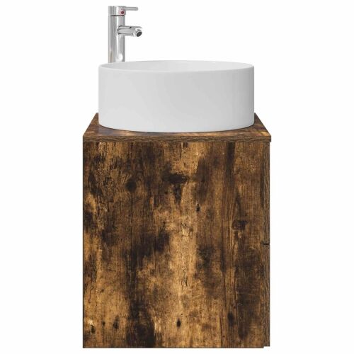 Lavabo - Umivaonik s policom Dimljeni hrast 49,5 x 44,5 x 65,5 cm - Dimljeni hrast Cijena