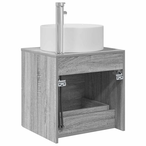 Lavabo - Umivaonik s policom Siva Sonoma 49,5 x 44,5 x 65,5 cm - Siva Sonoma Cijena