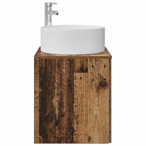 Lavabo - Umivaonik s policom Staro drvo 49,5 x 44,5 x 65,5 cm - Staro drvo Cijena