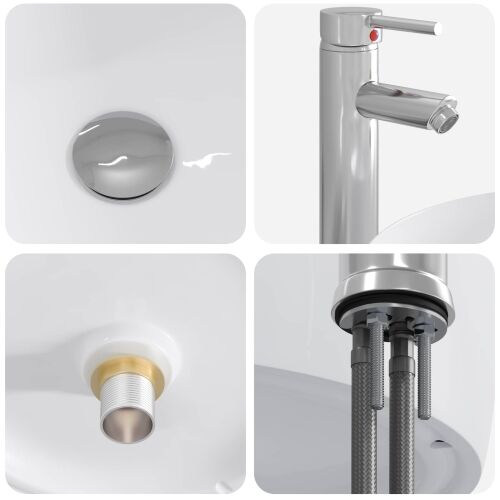 Lavabo - Umivaonik s policom Staro drvo 49,5 x 44,5 x 65,5 cm - Staro drvo Cijena