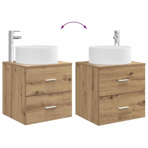 Lavabo - Umivaonik s policom Hrast artisan 49,5 x 44,5 x 65,5 cm - Hrast artisan Cijena