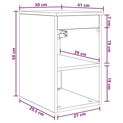 Kupaonski ormar između Hrast sonoma 30 x 41 x 50 cm - Hrast sonoma 30 x 41 x 50 cm Cijena