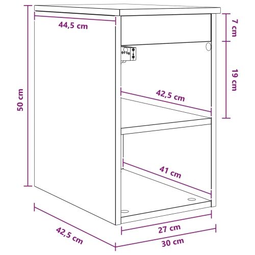 Kupaonski ormar između Betonska siva 30 x 44,5 x 50 cm - Betonska siva 30 x 44,5 x 50 cm Cijena