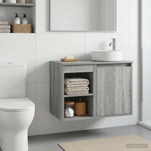 Kupaonski ormar između Siva Sonoma 30 x 44,5 x 50 cm - Siva Sonoma 30 x 44,5 x 50 cm Cijena