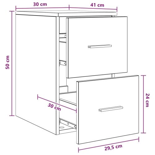Kupaonski ormar između Crni hrast 30 x 41 x 50 cm - Crni hrast 30 x 41 x 50 cm Cijena