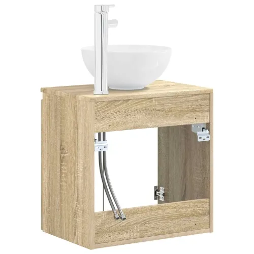 Lavabo - Umivaonik s policom Hrast sonoma 49,5 x 35 x 63 cm - Hrast sonoma Cijena