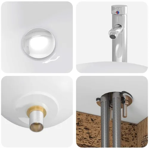 Lavabo - Umivaonik s policom Staro drvo 49,5 x 35 x 63 cm - Staro drvo Cijena