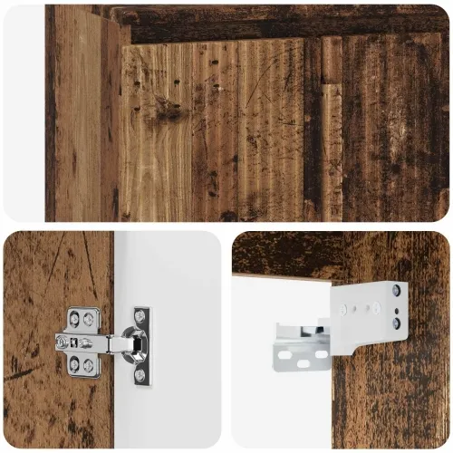 Lavabo - Umivaonik s policom Staro drvo 49,5 x 35 x 63 cm - Staro drvo Cijena