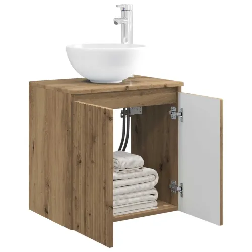 Lavabo - Umivaonik s policom Hrast artisan 49,5 x 35 x 63 cm - Hrast artisan Cijena