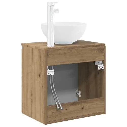 Lavabo - Umivaonik s policom Hrast artisan 49,5 x 35 x 63 cm - Hrast artisan Cijena