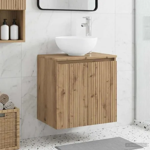 Lavabo - Umivaonik s policom Hrast artisan 49,5 x 35 x 63 cm - Hrast artisan Cijena