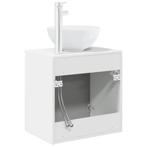 Lavabo - Umivaonik s policom Bijela 49,5 x 41 x 64,5 cm - Bijela Cijena
