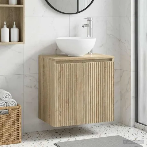 Lavabo - Umivaonik s policom Hrast sonoma 49,5 x 41 x 64,5 cm - Hrast sonoma Cijena