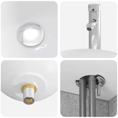 Lavabo - Umivaonik s policom Betonska siva 49,5 x 41 x 64,5 cm - Betonska siva Cijena