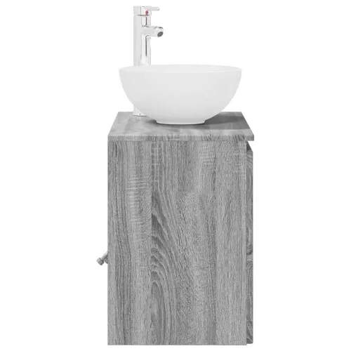 Lavabo - Umivaonik s policom Siva Sonoma 49,5 x 41 x 64,5 cm - Siva Sonoma Cijena
