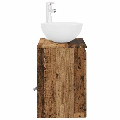 Lavabo - Umivaonik s policom Staro drvo 49,5 x 41 x 64,5 cm - Staro drvo Cijena
