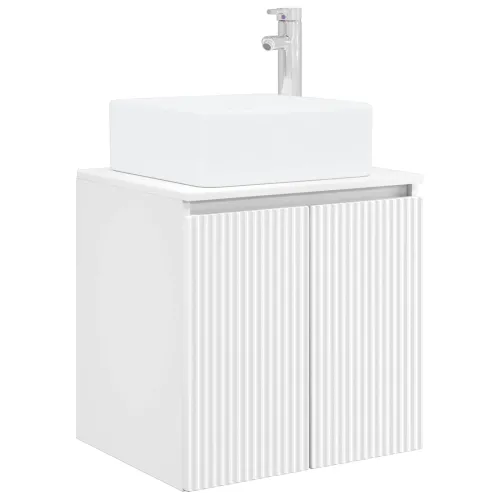 Lavabo - Umivaonik s policom Bijela 49,5 x 41 x 63 cm Konstruirano drvo - Bijela Cijena